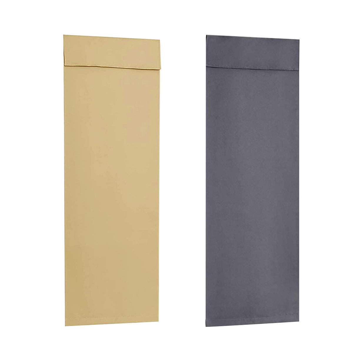 Self-Adhesive Light Blocking Door Curtain 173 x 66 cm - Grey - view 3
