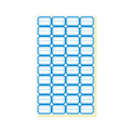 Self-Adhesive Price Labels - Blue Border, 2.9 x 2 cm, 100 Pack