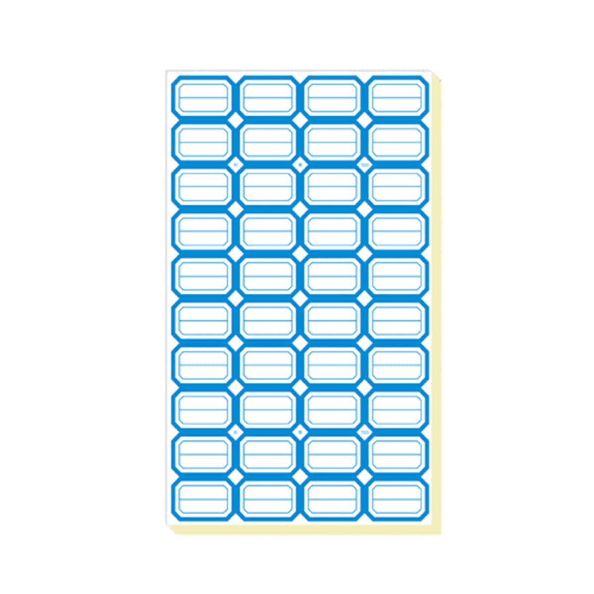 Self-Adhesive Price Labels - Blue Border, 2.9 x 2 cm, 100 Pack
