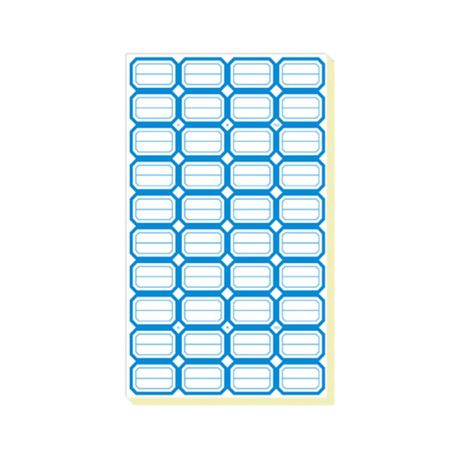 Self-Adhesive Price Labels - Blue Border, 2.9 x 2 cm, 100 Pack