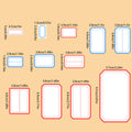 Self-Adhesive Price Labels - Red Border, 4.9 x 3.8 cm, 100 Pack - view 4
