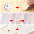 Self-Adhesive Screw Cover Caps, 20 mm, Pack of 54 - Dark Brown Woodgrain - view 4
