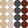 Self-Adhesive Screw Cover Caps, 20 mm, Pack of 54 - Reddish Brown Woodgrain - view 5