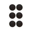 Self-Adhesive Screw Cover Caps, 20 mm, Pack of 54 - Very Dark Brown, Fine Grain