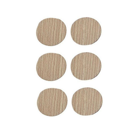 Self Adhesive Screw Cover Caps 20mm, 54 Pack - Light Oak Woodgrain