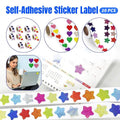 Self-Adhesive Star and Heart Glitter Reward Chart Stickers, Pack of 10 Rolls