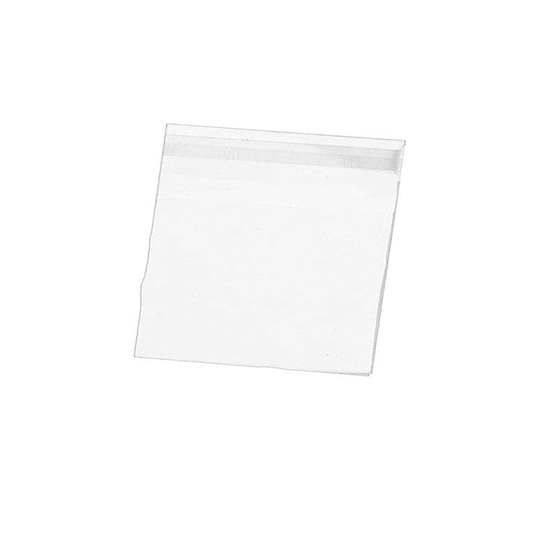 Self Adhesive Translucent Cellophane Candy Bags - Pack of 100, 10 x 15 cm