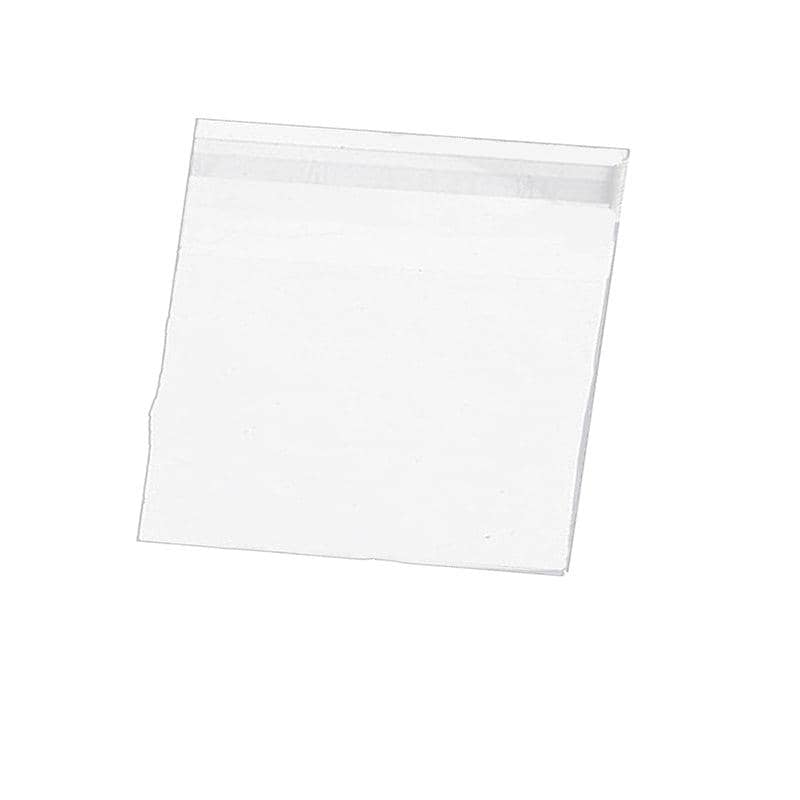 Self Adhesive Translucent Cellophane Candy Bags - Pack of 100, 14 x 14 cm