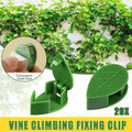 Self-Adhesive Wall Plant Clips for Climbing Vines - Green, Pack of 20