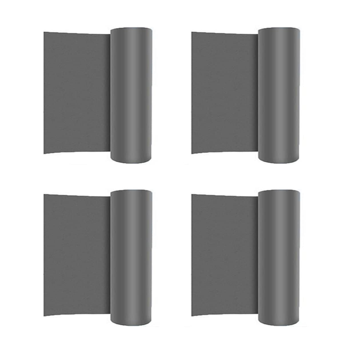 Self-Adhesive Waterproof Roof Repair Tape - Grey, 10 x 500 cm, Pack of 4 Rolls