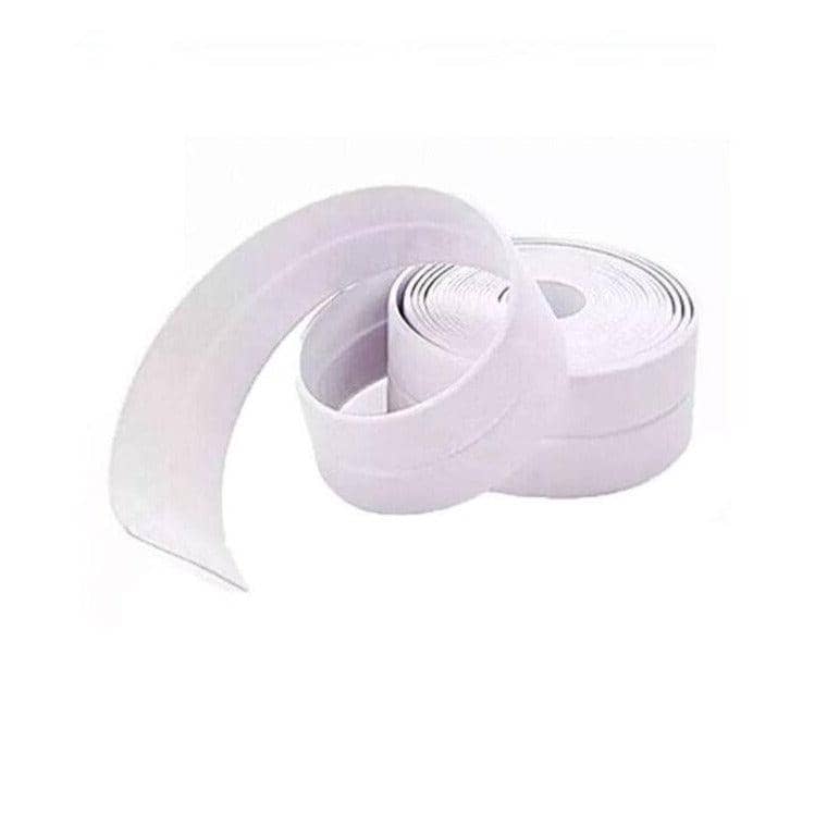 Self-Adhesive Waterproof Sealing Tape for Kitchen and Bathroom - White, 22 mm x 3.2 m