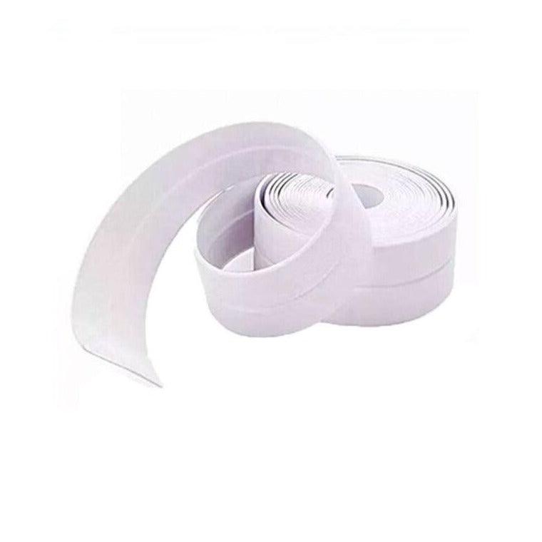 Self-Adhesive Waterproof Sealing Tape for Kitchen and Bathroom - White, 38 mm x 3.2 m