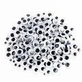 Self-Adhesive Wiggly Googly Eyes for Craft, Moveable Black Eyes, 730 Pieces - view 2