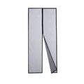 Self-Closing Mesh Door Curtain in Black - 100 x 210 cm