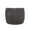 Self-Closing Pocket Cosmetic Bag - Dark Grey, Small (8 x 9 cm)