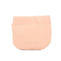 Self-Closing Pocket Cosmetic Bag - Light Pink, Small (8 x 9 cm)
