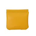 Self-Closing Pocket Cosmetic Bag - Yellow, Large (11 x 12 cm)
