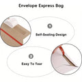 Self-Seal Mailing Envelopes - A4 (24.4 x 32.8 cm), Pack of 50 - view 5