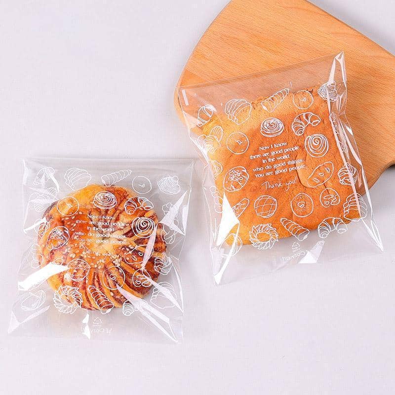 Self Sealing Bread Bags, Transparent, Pack of 400 - Handmade Print - view 4