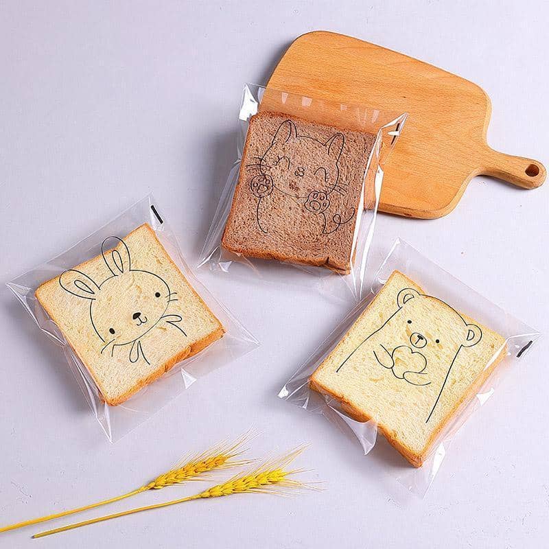 Self Sealing Bread Bags, Transparent, Pack of 400 - Handmade Print - view 5