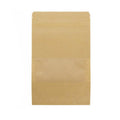 Self Standing Kraft Paper Zip Lock Pouches with Window, 23 x 35 cm - Pack of 10
