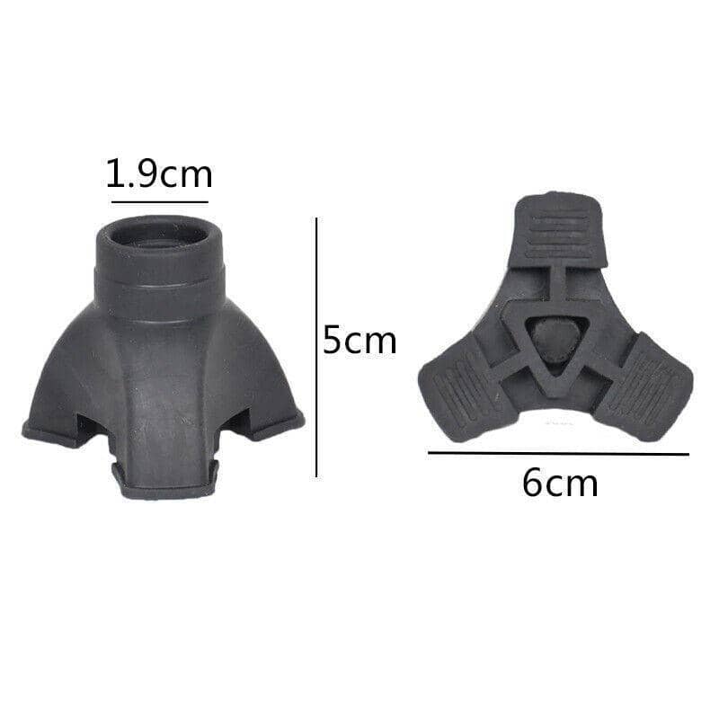 Self-Standing Tripod Rubber Cane Tip - Black - view 3