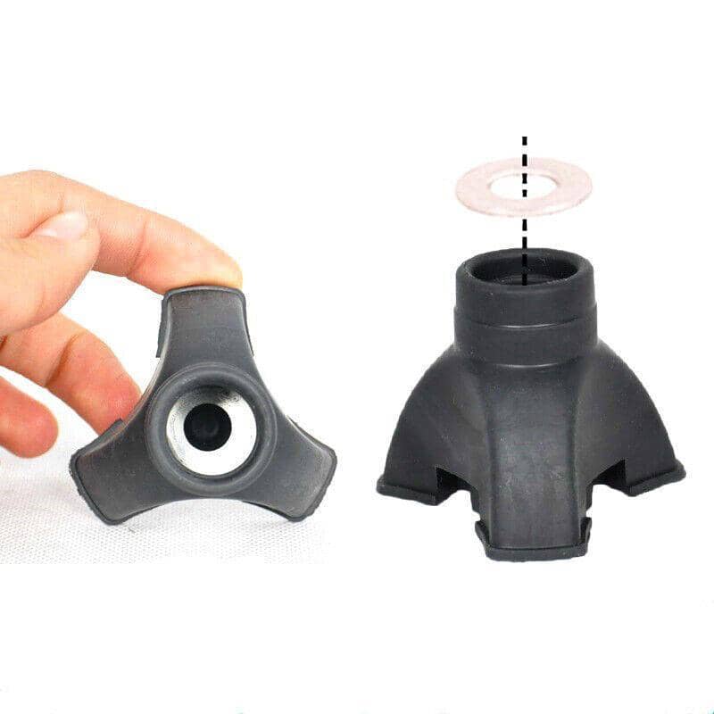 Self-Standing Tripod Rubber Cane Tip - Black - view 5