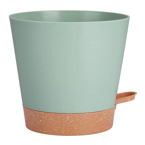 Self-Watering Planters with Cotton Wicks, Pack of 5 - Green