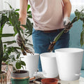 Self-Watering Planters with Cotton Wicks, Pack of 5 - Green - view 5