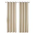 Semi Blackout Curtains, Pack of 2 - Cream, 132 x 213 cm