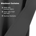 Semi Blackout Curtains, Pack of 2 - Light Grey, 132 x 160 cm - view 5