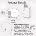 Semi-Enclosed Cat Litter Box with Drawer Tray - Green - view 4