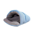 Semi-Enclosed Small Pet Sleeping Bag - Light Blue