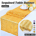 Sequin Table Runner, 30 x 180 cm - Yellow - view 2