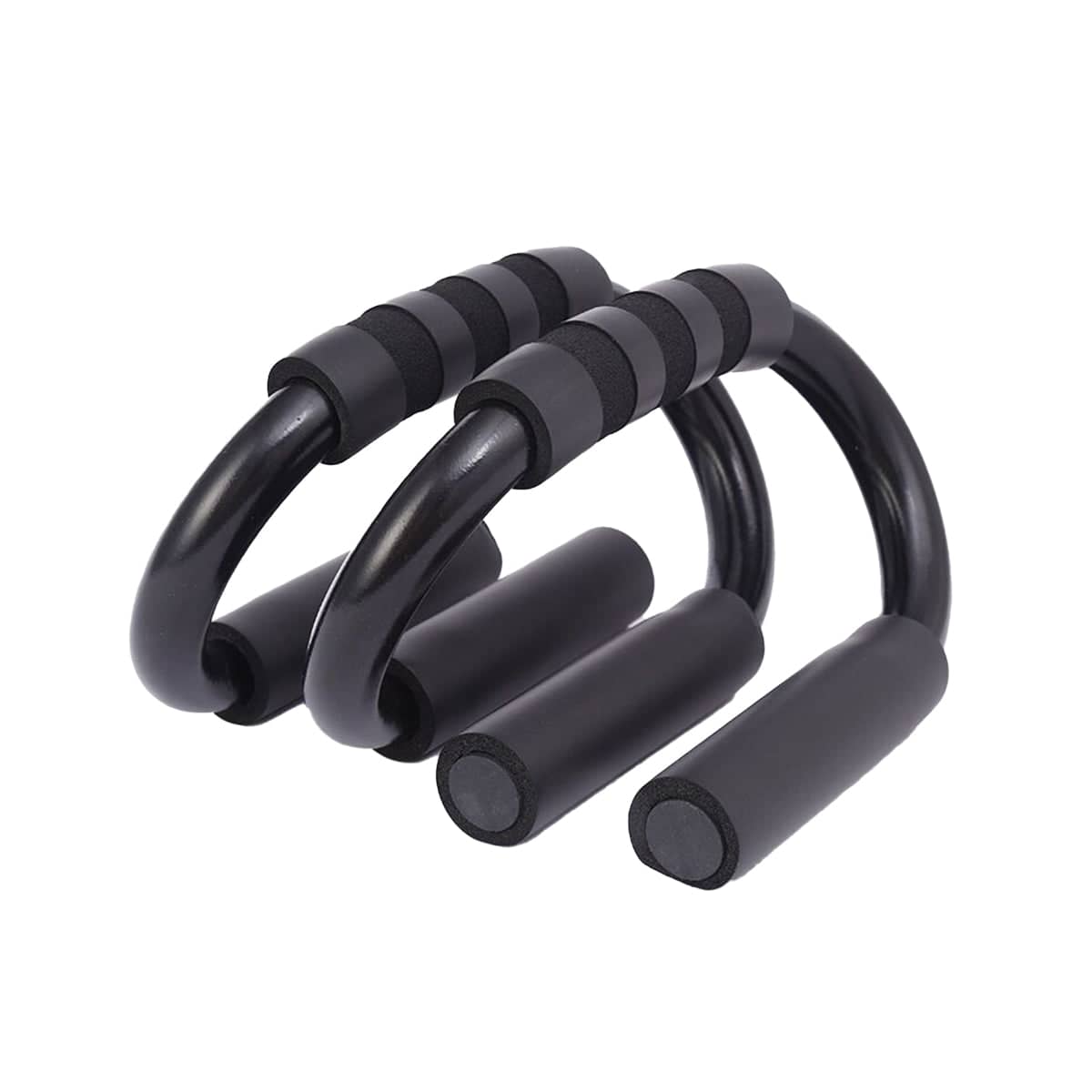 Set of 2 S-Shape Push-Up Bars with Foam Grips for Home Workouts - view 2