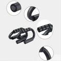 Set of 2 S-Shape Push-Up Bars with Foam Grips for Home Workouts - view 5