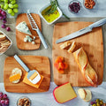 Set of 3 Bamboo Cutting Boards, Multi Size Kitchen Chopping Boards - view 4
