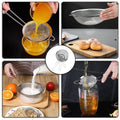 Set of 3 Stainless Steel Mesh Flour Sifters with Hanging Ears - 8, 14 and 20 cm - view 4