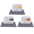 Set of 3 Window Groove Cleaning Brushes with Scraper for Tracks, Sills and Door Recesses - view 2