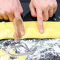 Set of 3 Zinc Alloy Dumpling and Biscuit Moulds with Wooden Handles for Baking - view 4