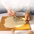Set of 3 Zinc Alloy Dumpling and Biscuit Moulds with Wooden Handles for Baking - view 5