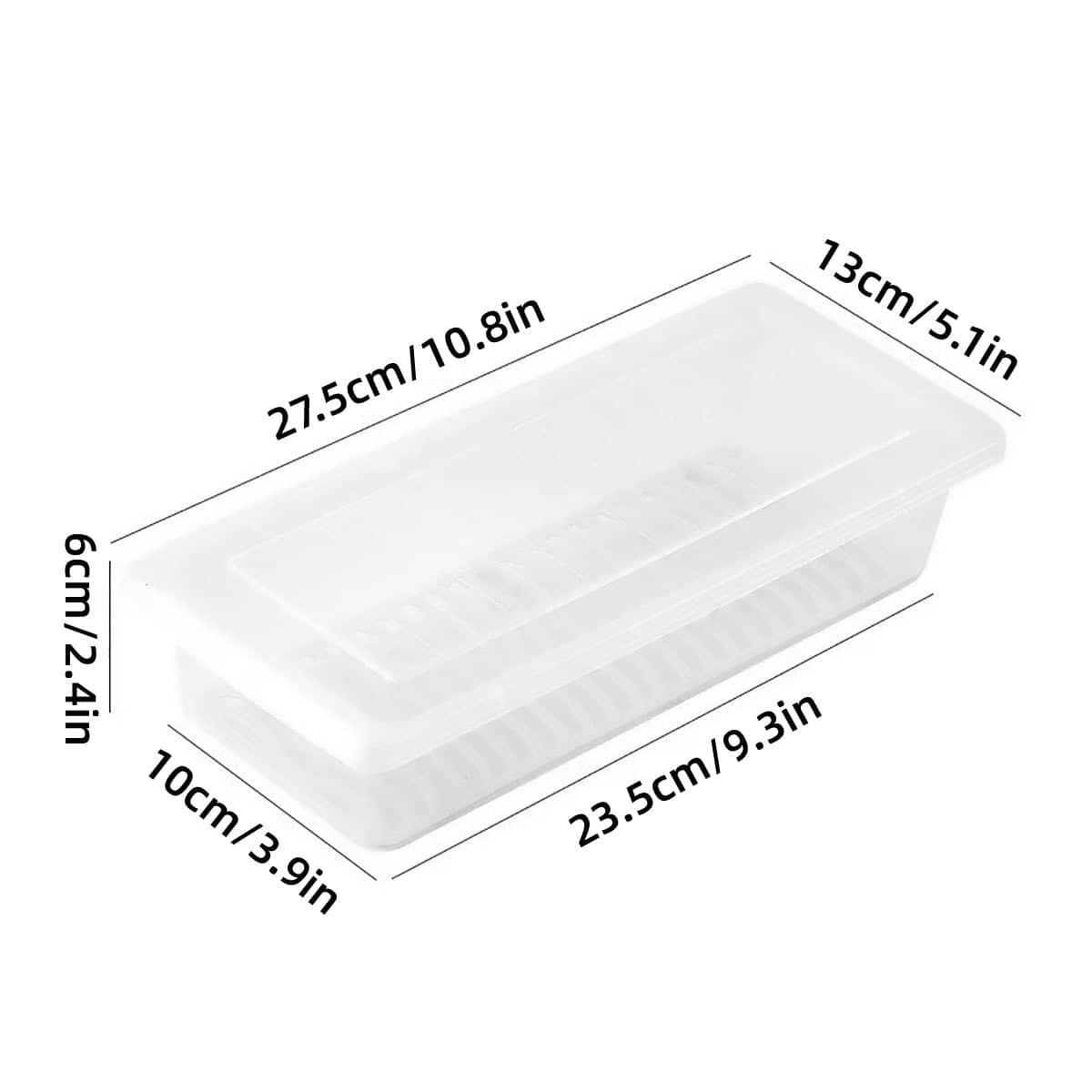 Set of 4 Airtight Food Storage Containers for Fridge and Freezer with Snap Lock Lids - view 3