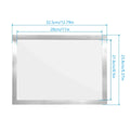 Set of 6 Magnetic A4 Display Frames, Wall Mount Clear PVC Document Holder for Certificates and Photos - view 3