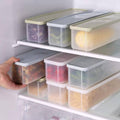 Set of 8 Noodle Storage Boxes with Measuring Lids for Pasta and Dry Food - view 4