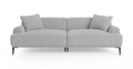 Brosa Seta 4 Seater Sofa (Gainsboro Grey)