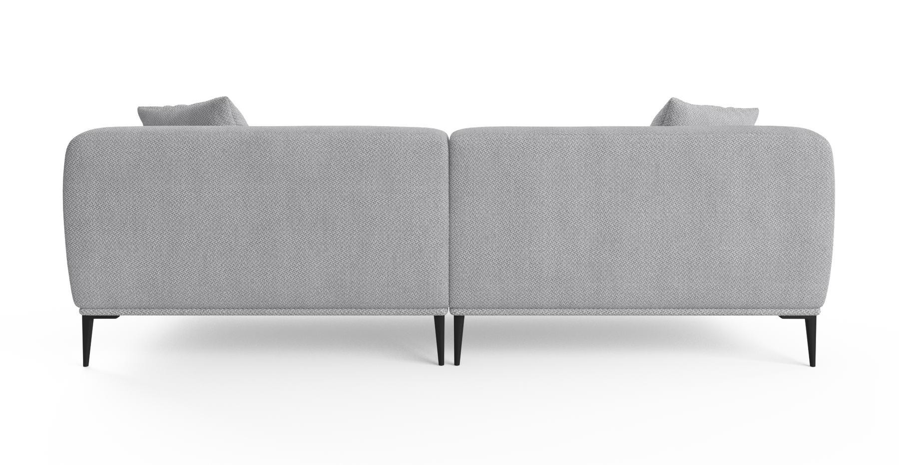 Brosa Seta 4 Seater Sofa (Gainsboro Grey)