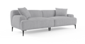 Brosa Seta 4 Seater Sofa (Gainsboro Grey)