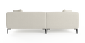 Brosa Seta 4 Seater Sofa with Chaise (Seashell White, Left Chaise)