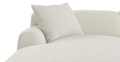 Brosa Seta 4 Seater Sofa with Chaise (Seashell White, Left Chaise)
