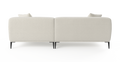 Brosa Seta 4 Seater Sofa with Chaise (Seashell White; Right Chaise)